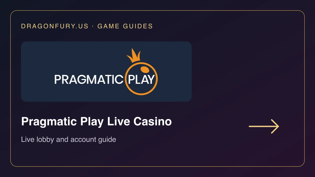 Pragmatic Play Live Casino catalogue guide on DragonFury.us