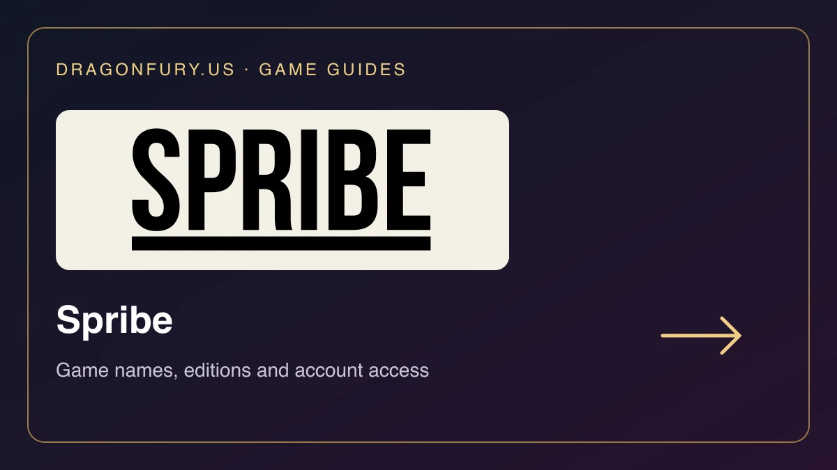 Spribe catalogue guide on DragonFury.us